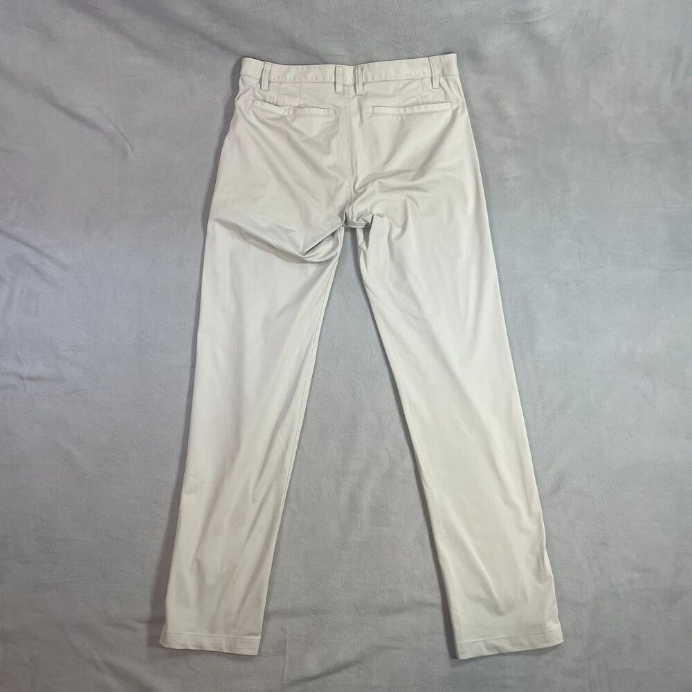 Rhone Commuter Pants Mens 30x31 Classic Fit Performance Flex Knit Golf Beige - Picture 10 of 16